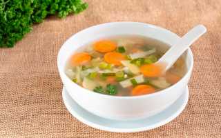 Диетические супы и бульоны при гастрите